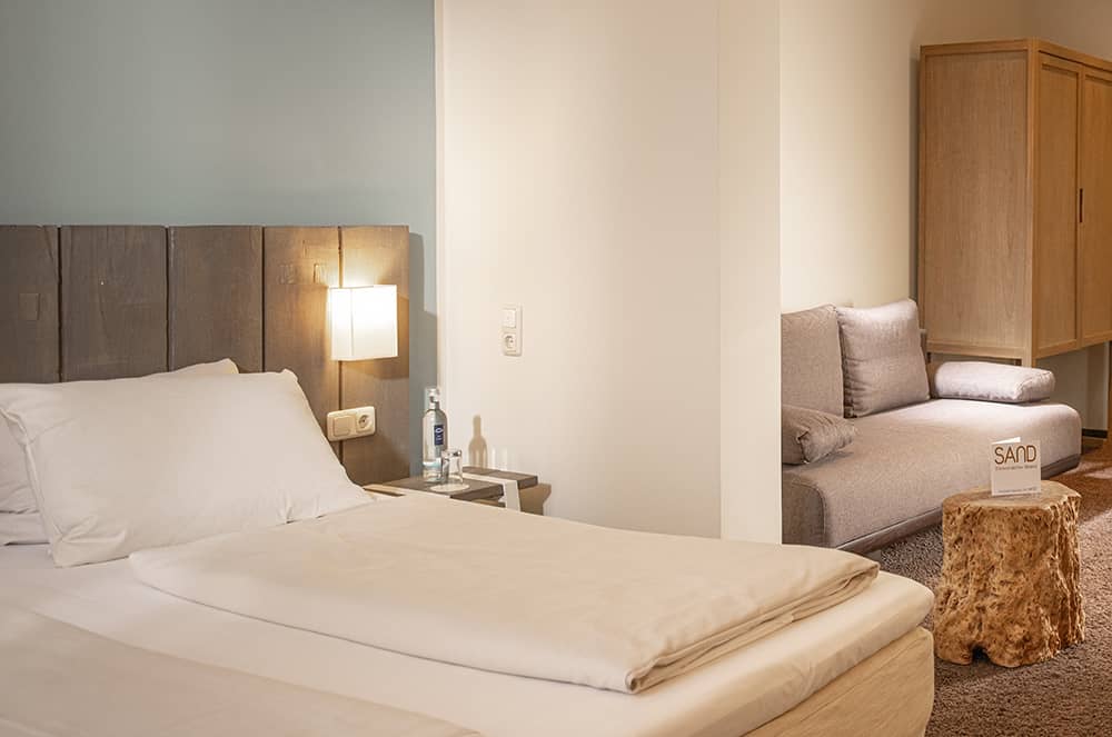 Room view of a For Two + Space room.